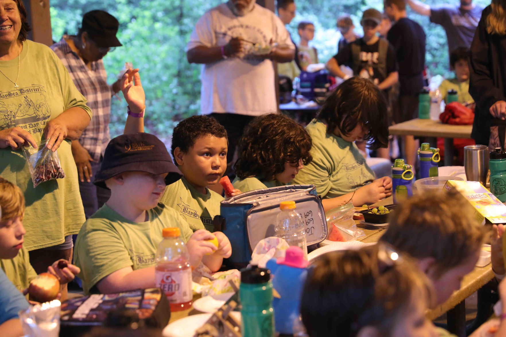 Joe Martucci conducted a safety and weather for Boy Scout troops